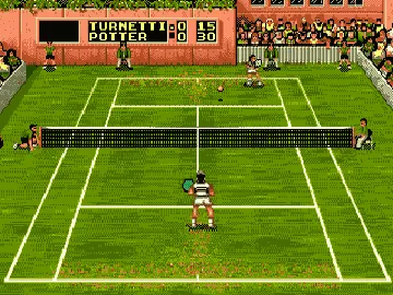 Sampras Tennis 96 (Europe) (J-Cart) screen shot game playing